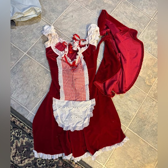 LITTLE RED RIDING HOOD COSTUME - Picture 2 of 2